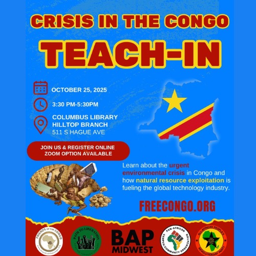 Teach in on the Crisis in Congo