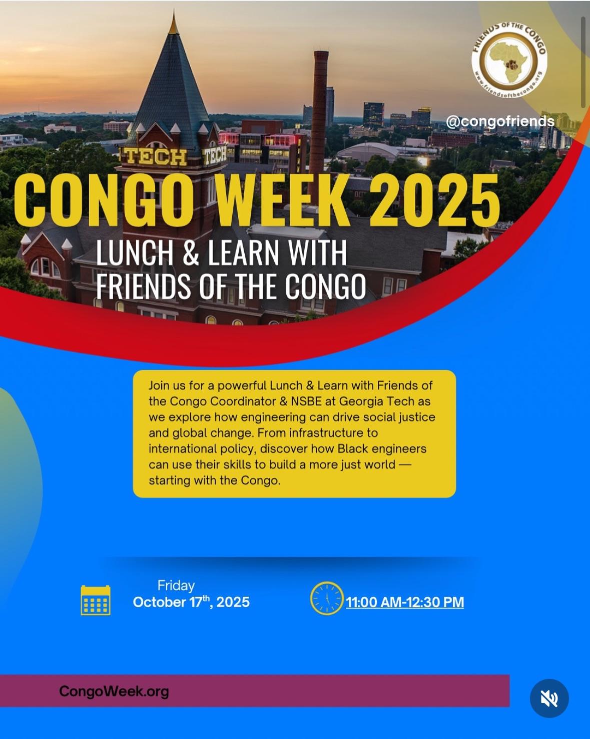 congo week 2025 lunch and learn