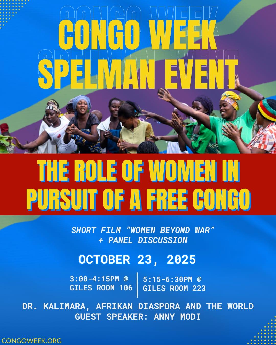 congo week spelman event